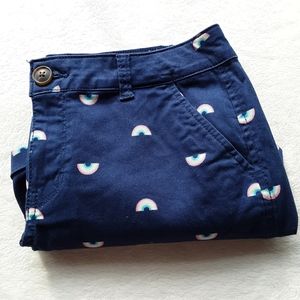 SO Navy shorts w/ tiny rainbows